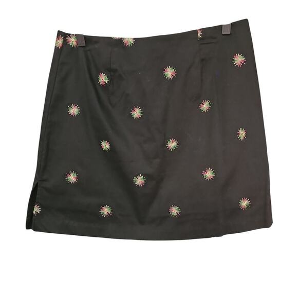Bamboo Traders July 4th fireworks Mini Skirt Black Size 8 NWT - Picture 1 of 6